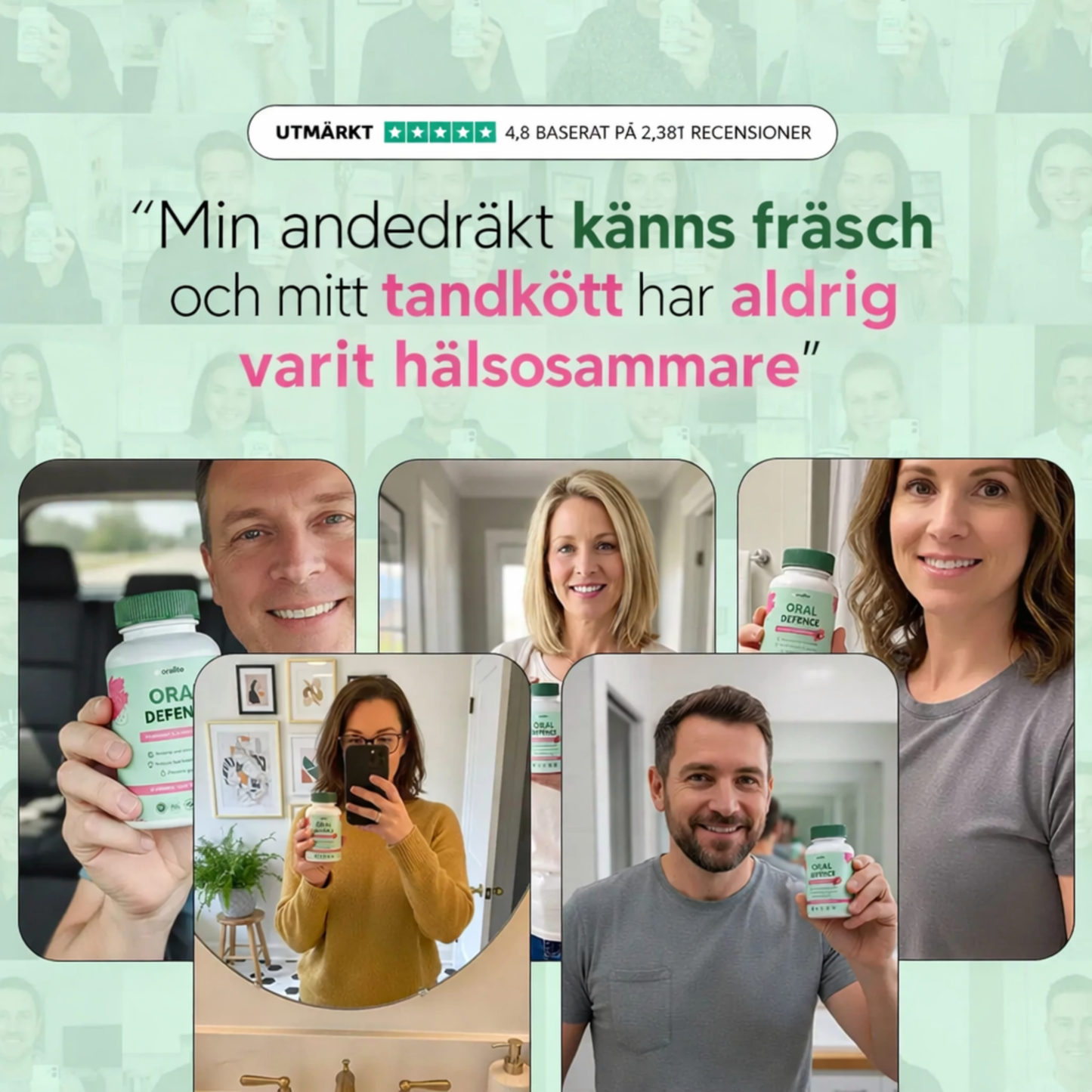 Oral Defence – Maximal styrka för återställning av munnens mikrobiom