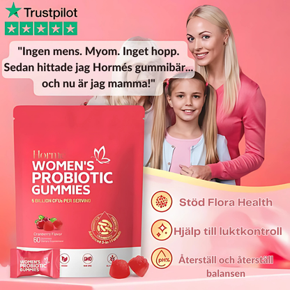 Karpalo-probioottikumikarkit naisten tasapainoon