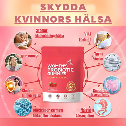 Karpalo-probioottikumikarkit naisten tasapainoon